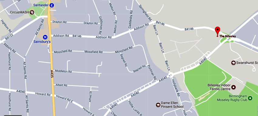 Billesley	Brook Lane, Billesley, B13 0AB
