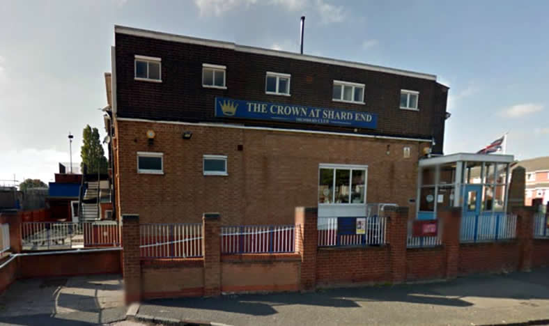 Crown At Shard End	Hurst Lane, Birmingham, B34 7HP