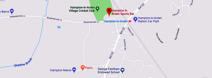 Hampton In Arden Sports Bar	Shadowbrook Lane, Hampton In Arden, B92 0DQ