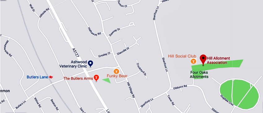 Hill Social Club	33A Dugdale Crescent, Four Oaks, B75 5EY