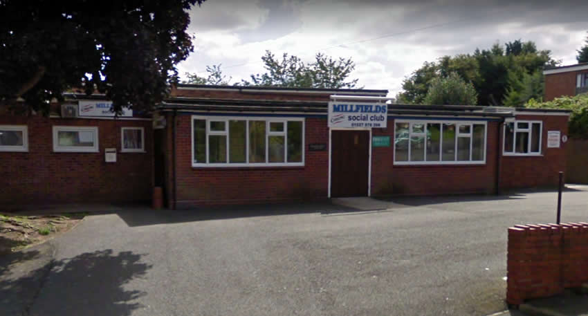 Millfields & District Social Club	Millfield Road, Bromsgrove, B61 7BT