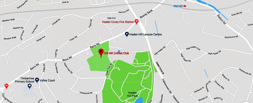 Old Hill Cricket Club	Haden Hill Ground, Haden Park Road, Old Hill, B64 7HF