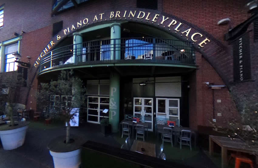 Pitcher and Piano	Waters Edge, Brindley Place, Broad Street, B1 2HP 
