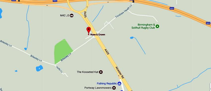 Rose & Crown	Alcester Road, Portway, B48 7JD