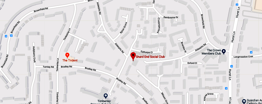 Shard End Social Club	Brookbank Avenue, Shard End, B34 7RN