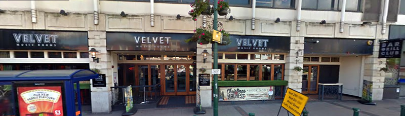Velvet Music Rooms	Cumberland House, 200 Broad Street, Ladywood, B15 1SU