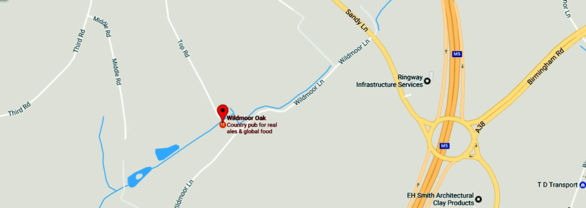 Wildmoor Oak	Top Road, Wildmoor, Bromsgrove, B61 0RB